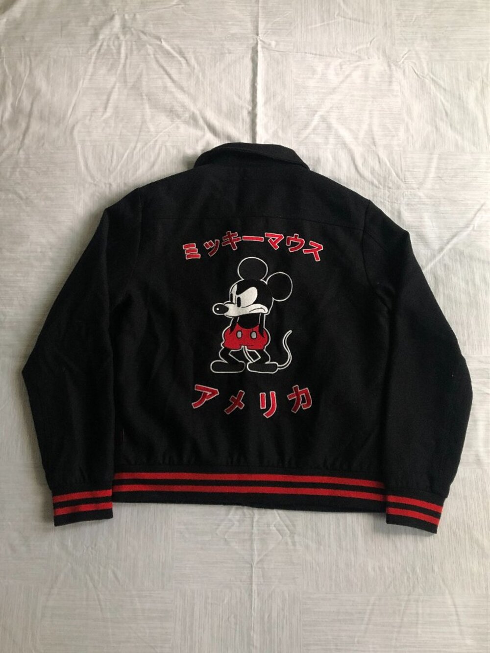 Forever 21 x Mickey Mouse Varsity Bomber Jacket